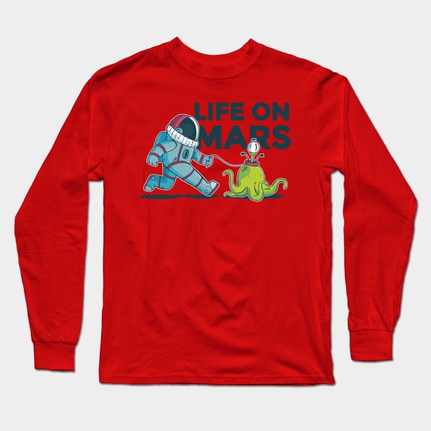 Life on Mars Long Sleeve T-Shirt by madeinchorley